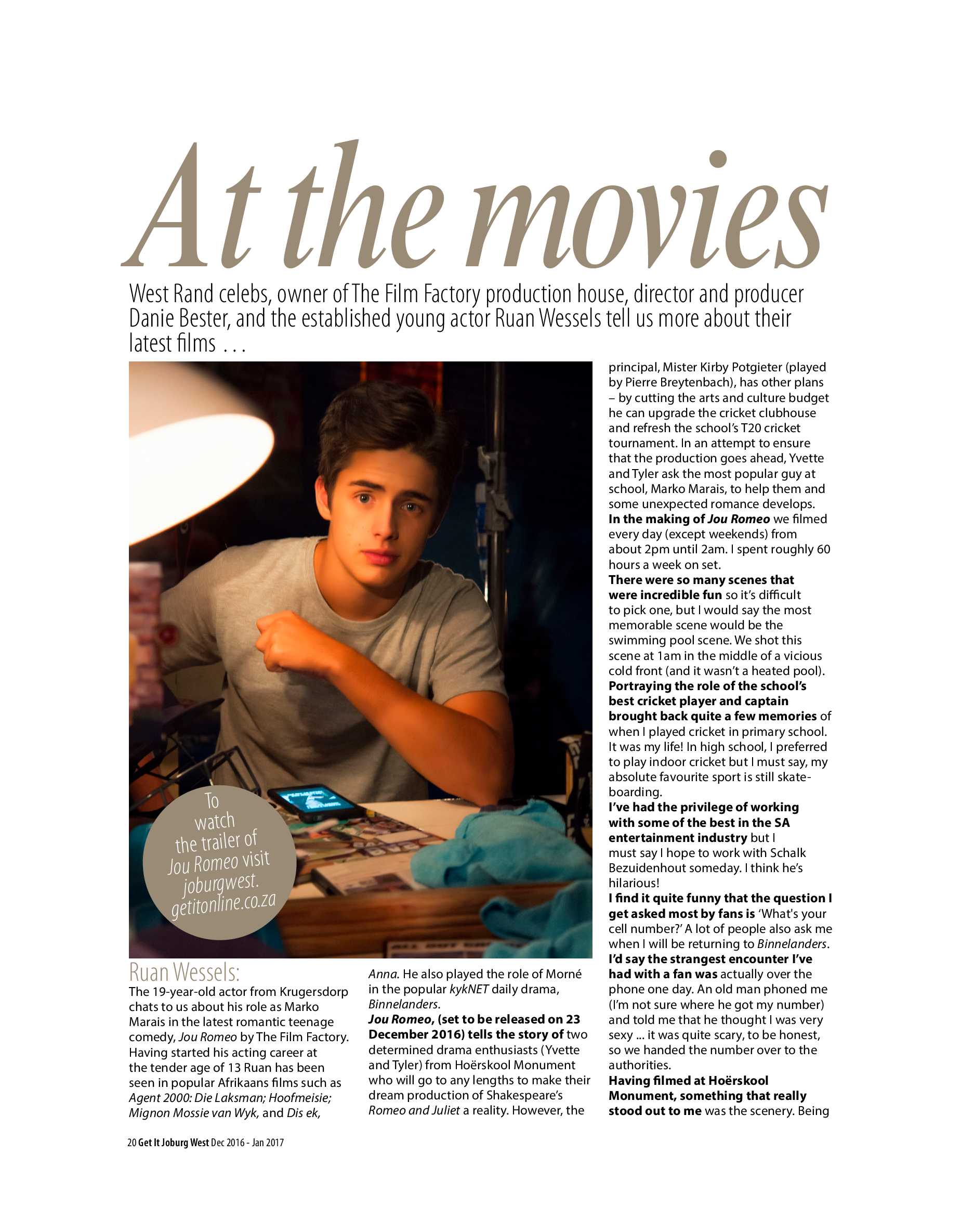 Get it Joburg West Dec 2016 – Jan 2017 page 20