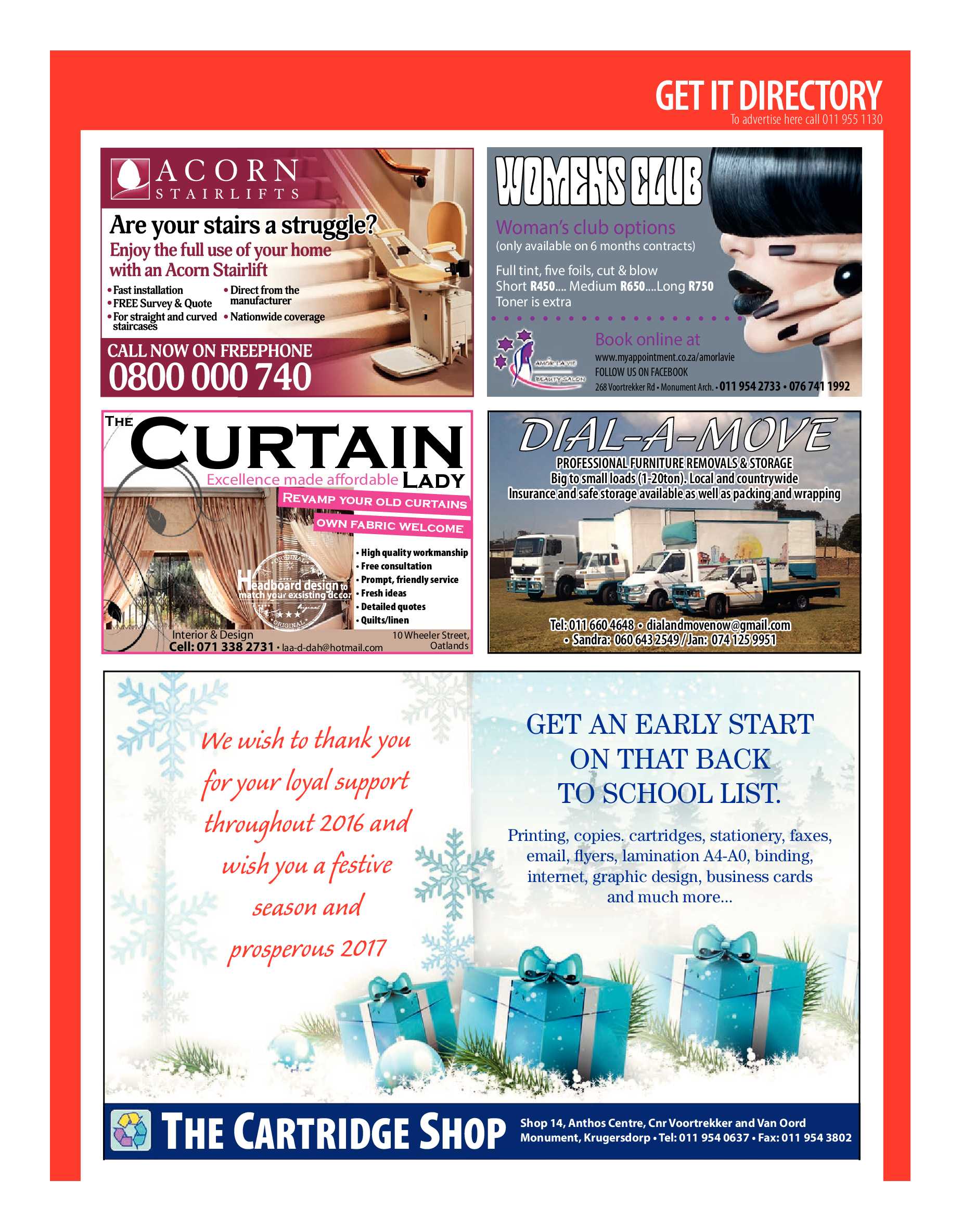 Get it Joburg West Dec 2016 – Jan 2017 page 55