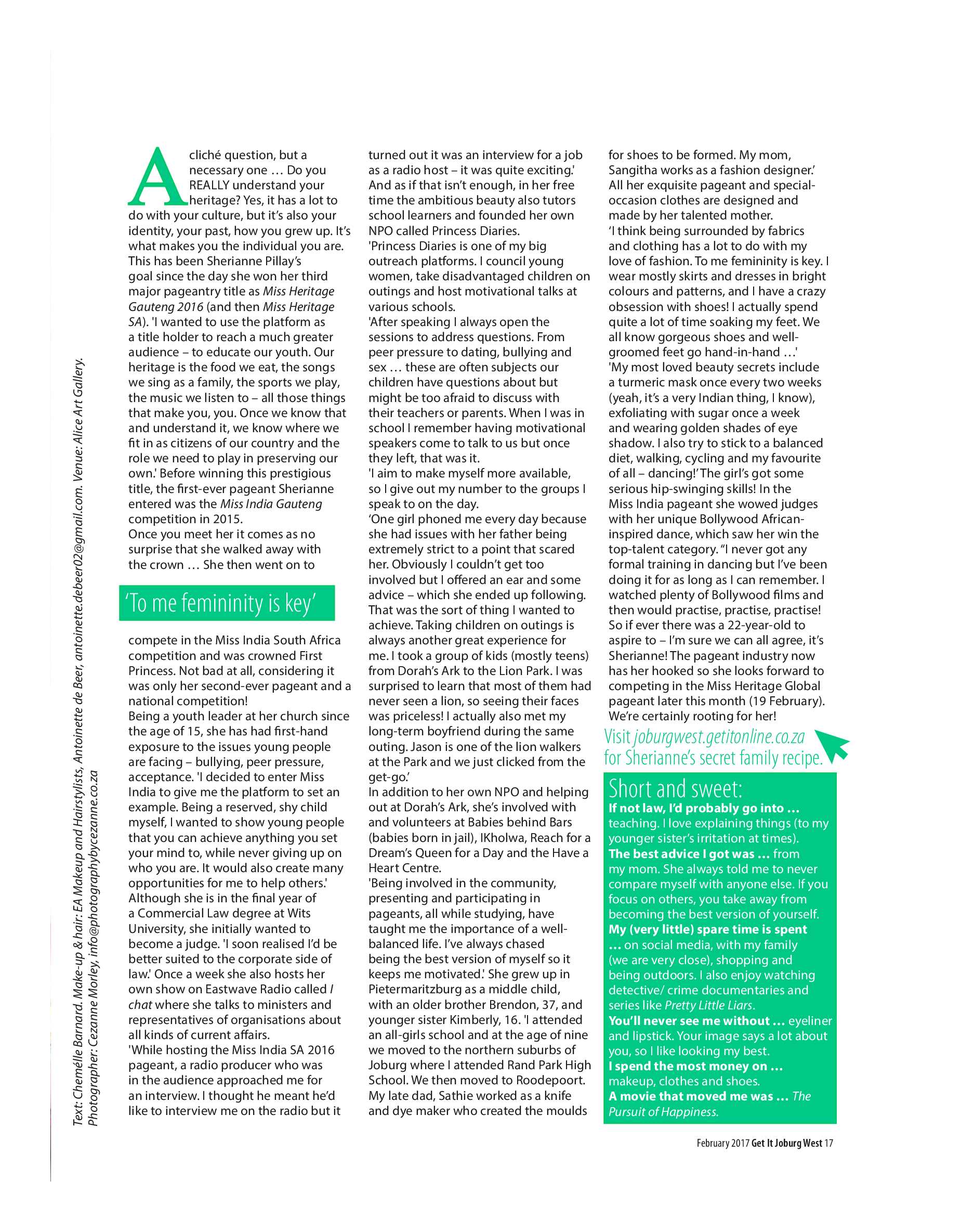 Get it Joburg West – February 2017 page 17