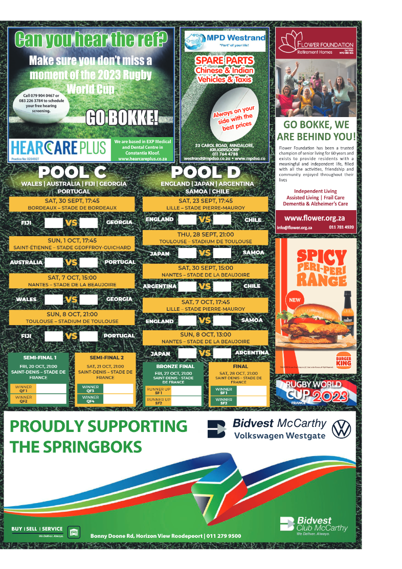Roodepoort Record RWC Fixtures 2023 page 3