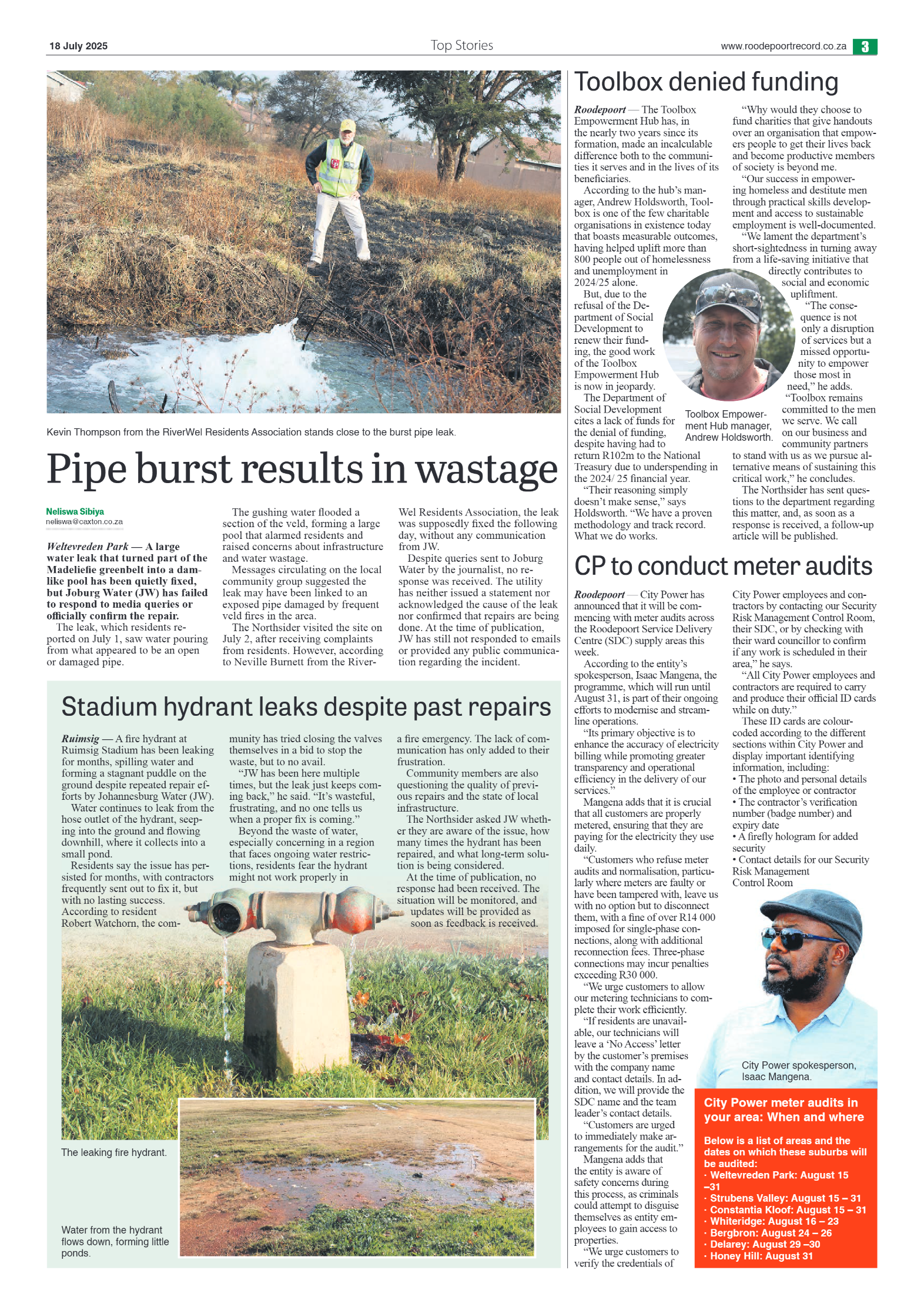 Roodepoort Northsider 18 July 2025 page 3