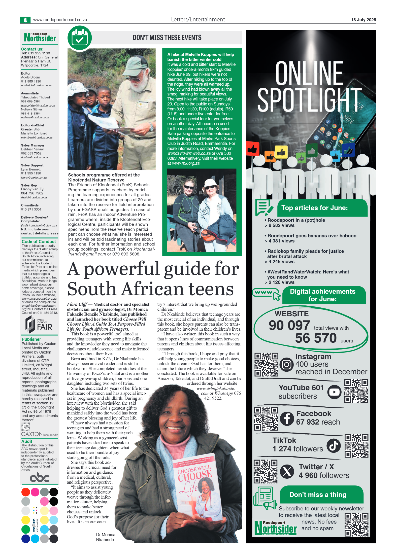 Roodepoort Northsider 18 July 2025 page 4