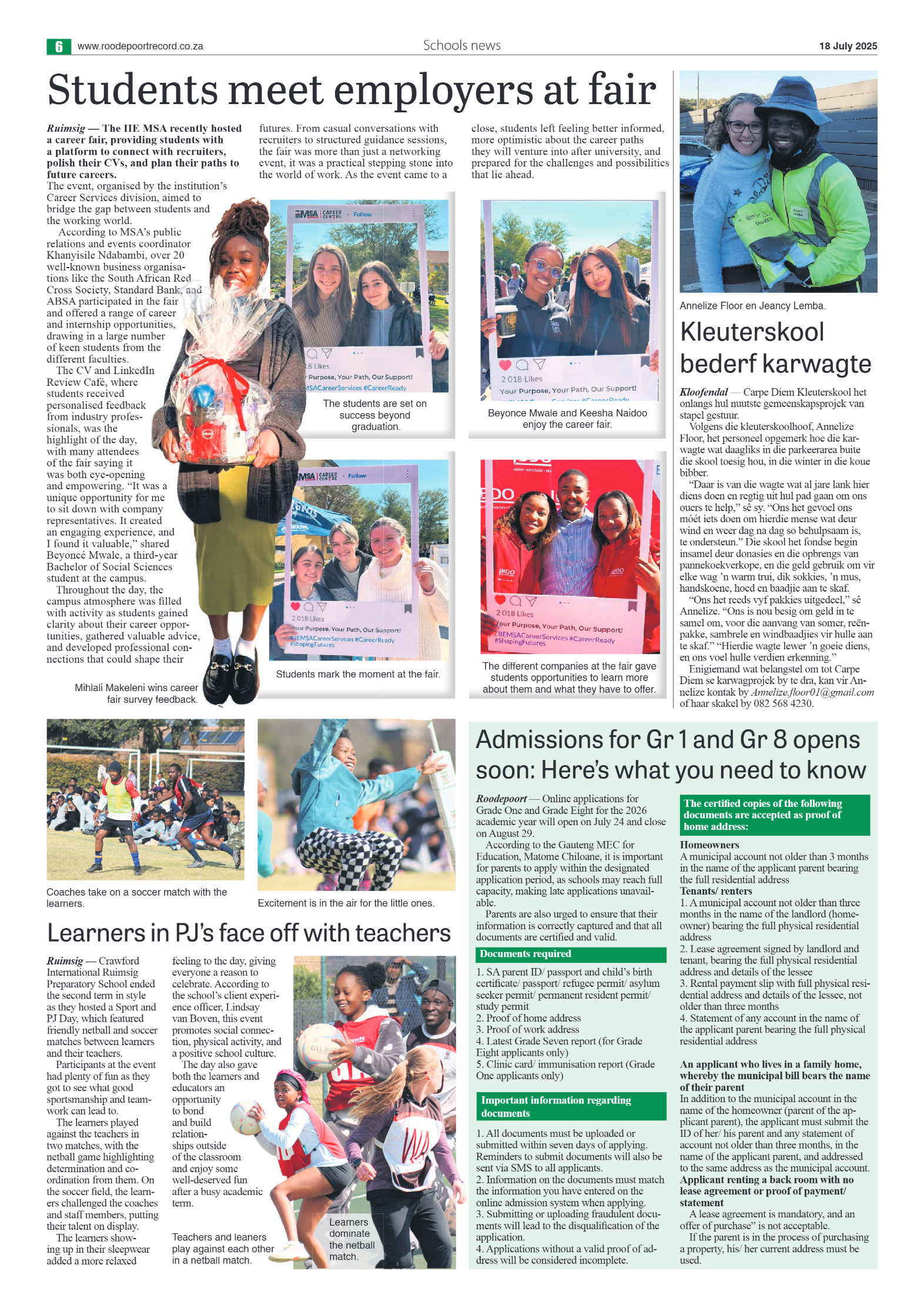 Roodepoort Northsider 18 July 2025 page 6