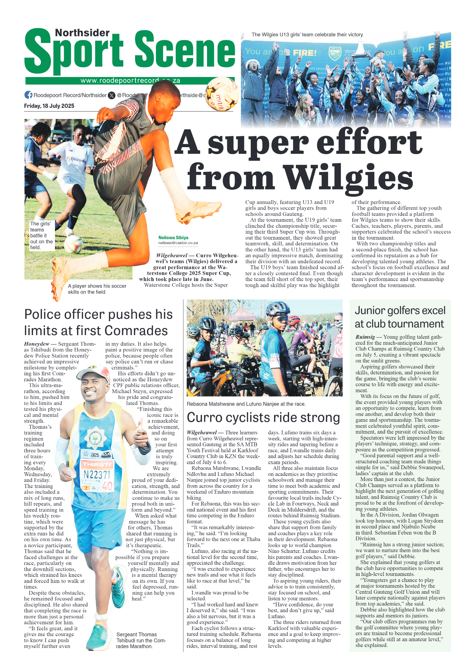 Roodepoort Northsider 18 July 2025 page 8