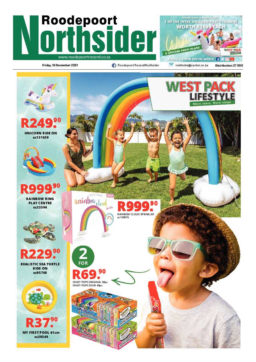 Roodepoort Northsider 10 December 2021 page 1