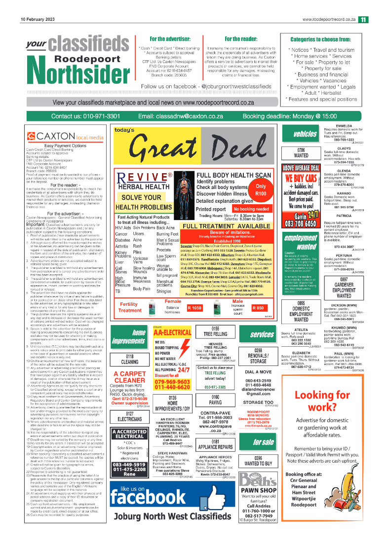 Roodepoort Northsider 10 February 2023 page 11