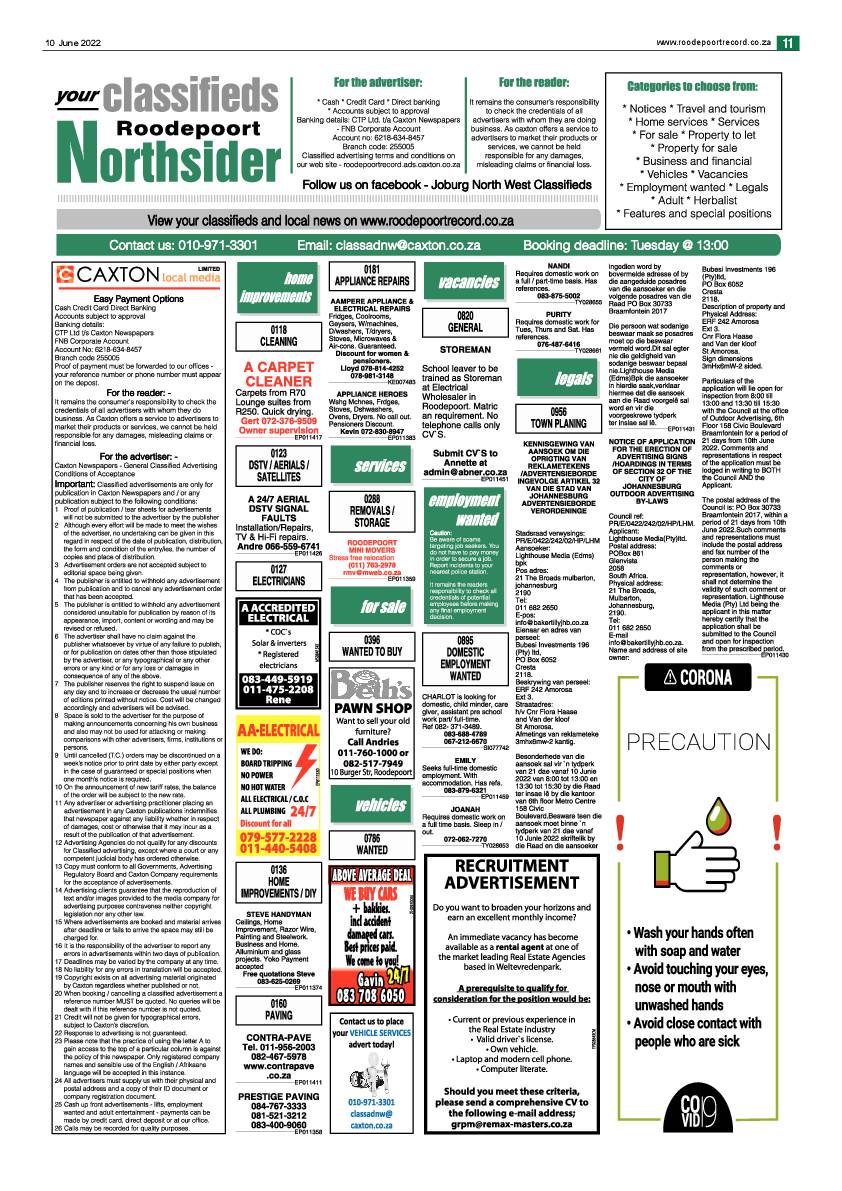 Roodepoort Northsider 10 June 2022 page 11