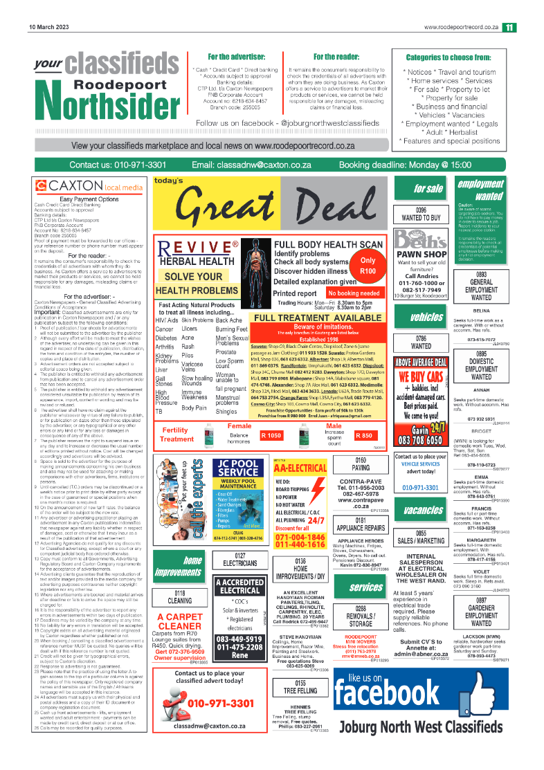 Roodepoort Northsider 10 March 2023 page 11