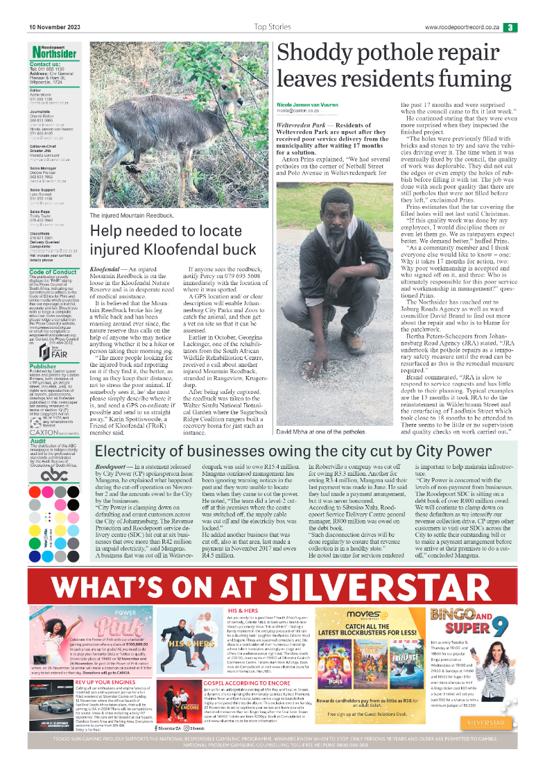 Roodepoort Northsider 10 November 2023 page 3