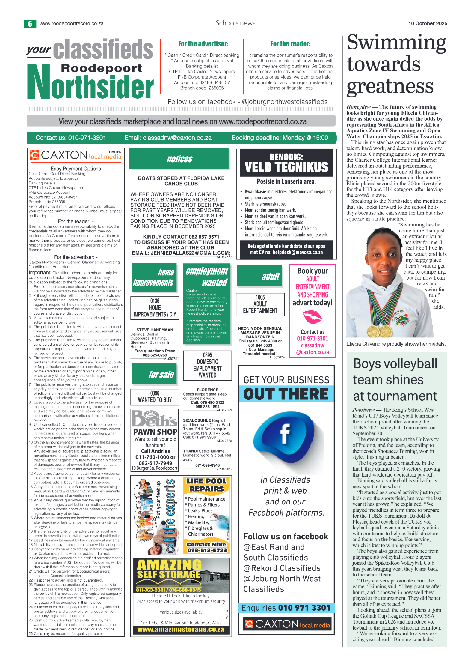 Roodepoort Northsider 10 October 2025 page 8