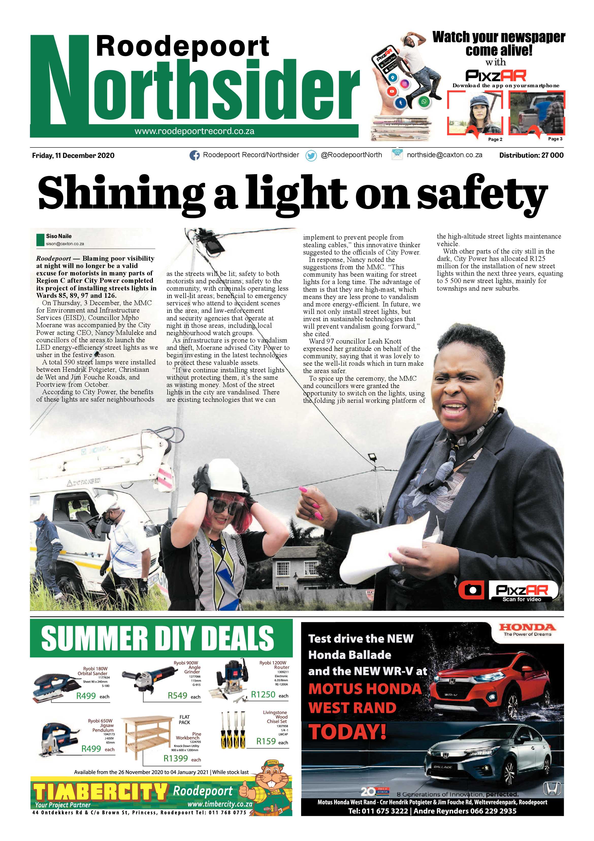 Roodepoort Northsider 11 December 2020 page 1