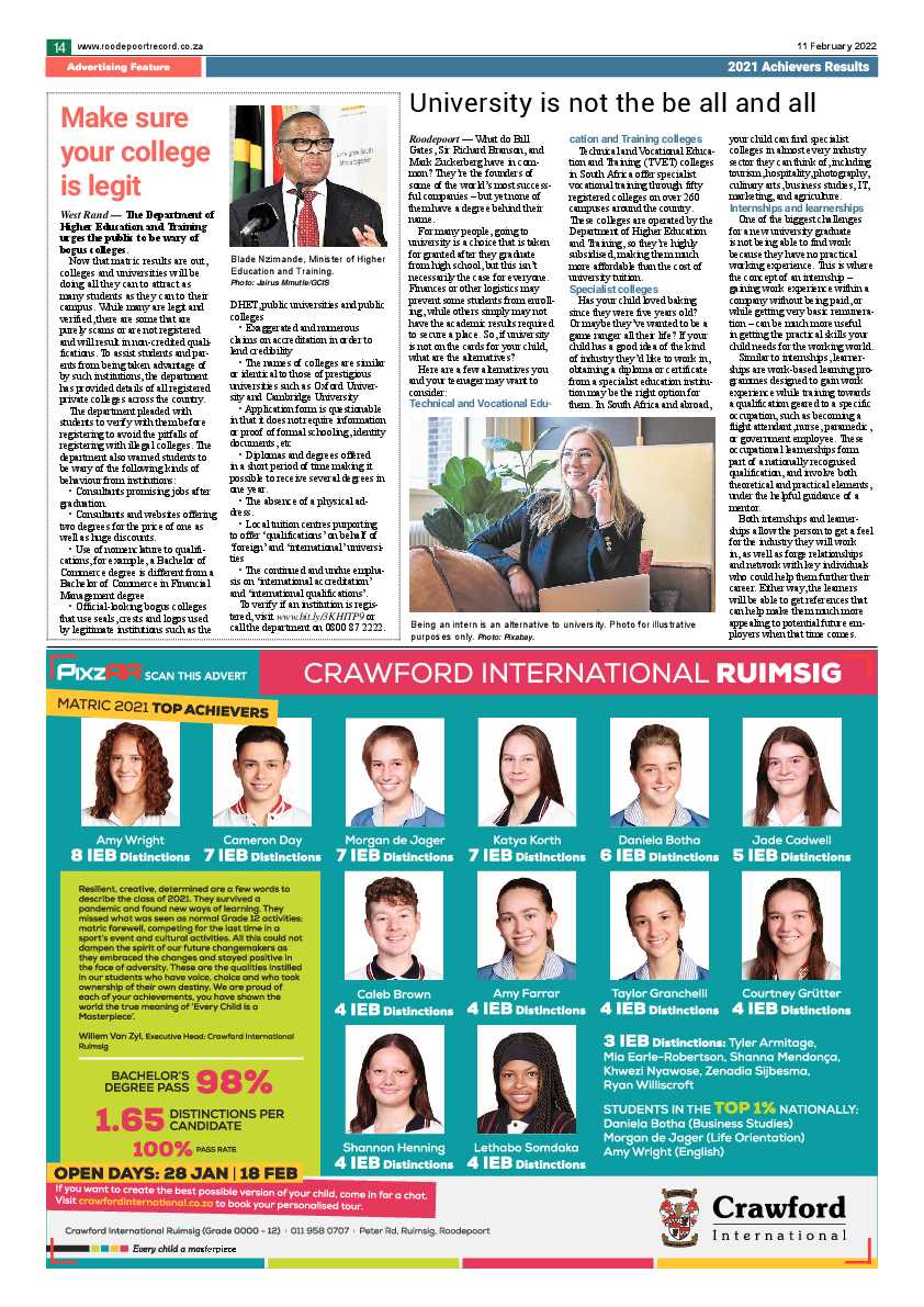Roodepoort Northsider 11 February 2022 page 14