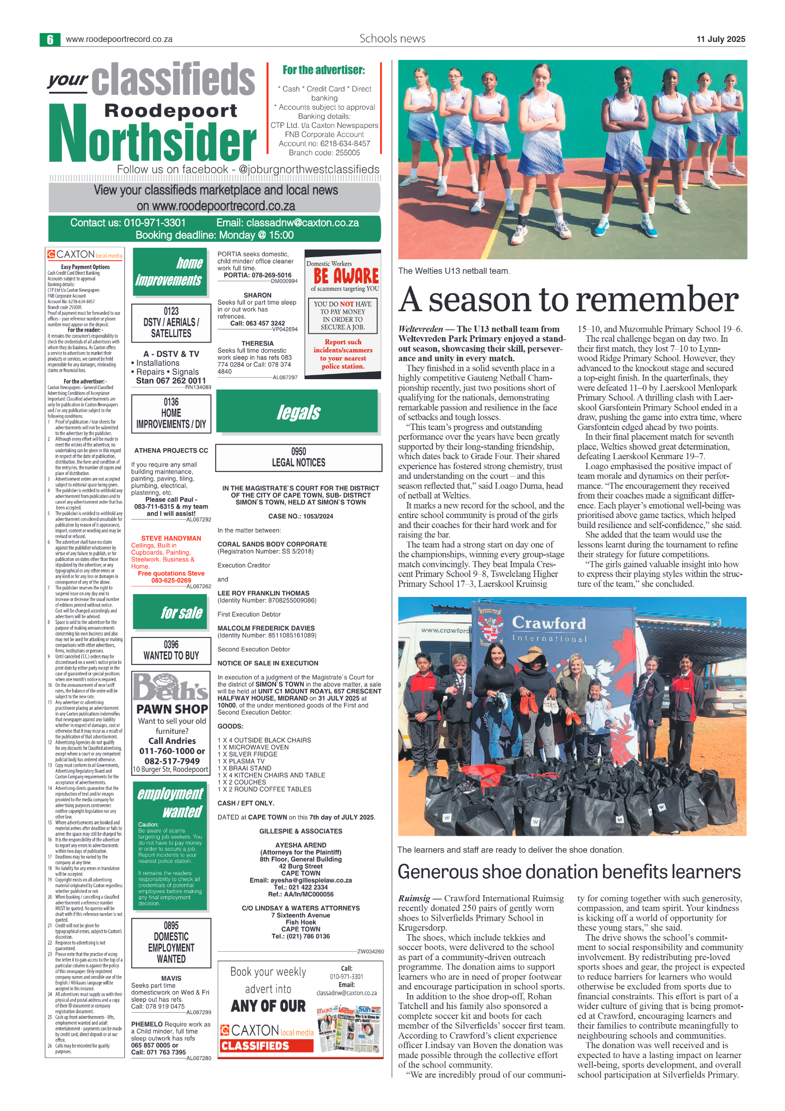 Roodepoort Northsider 11 July 2025 page 8