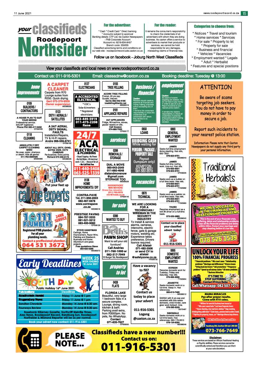 Roodepoort Northsider 11 June 2021 page 15