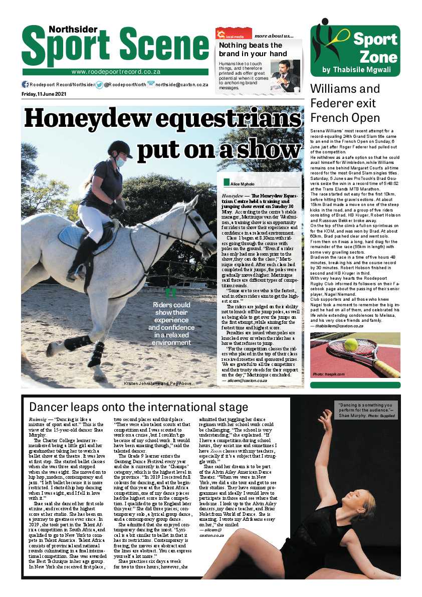 Roodepoort Northsider 11 June 2021 page 16