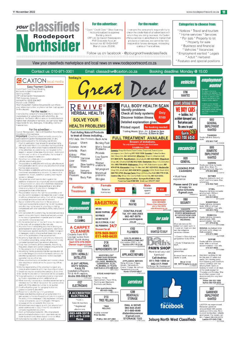 Roodepoort Northsider 11 November 2022 page 11