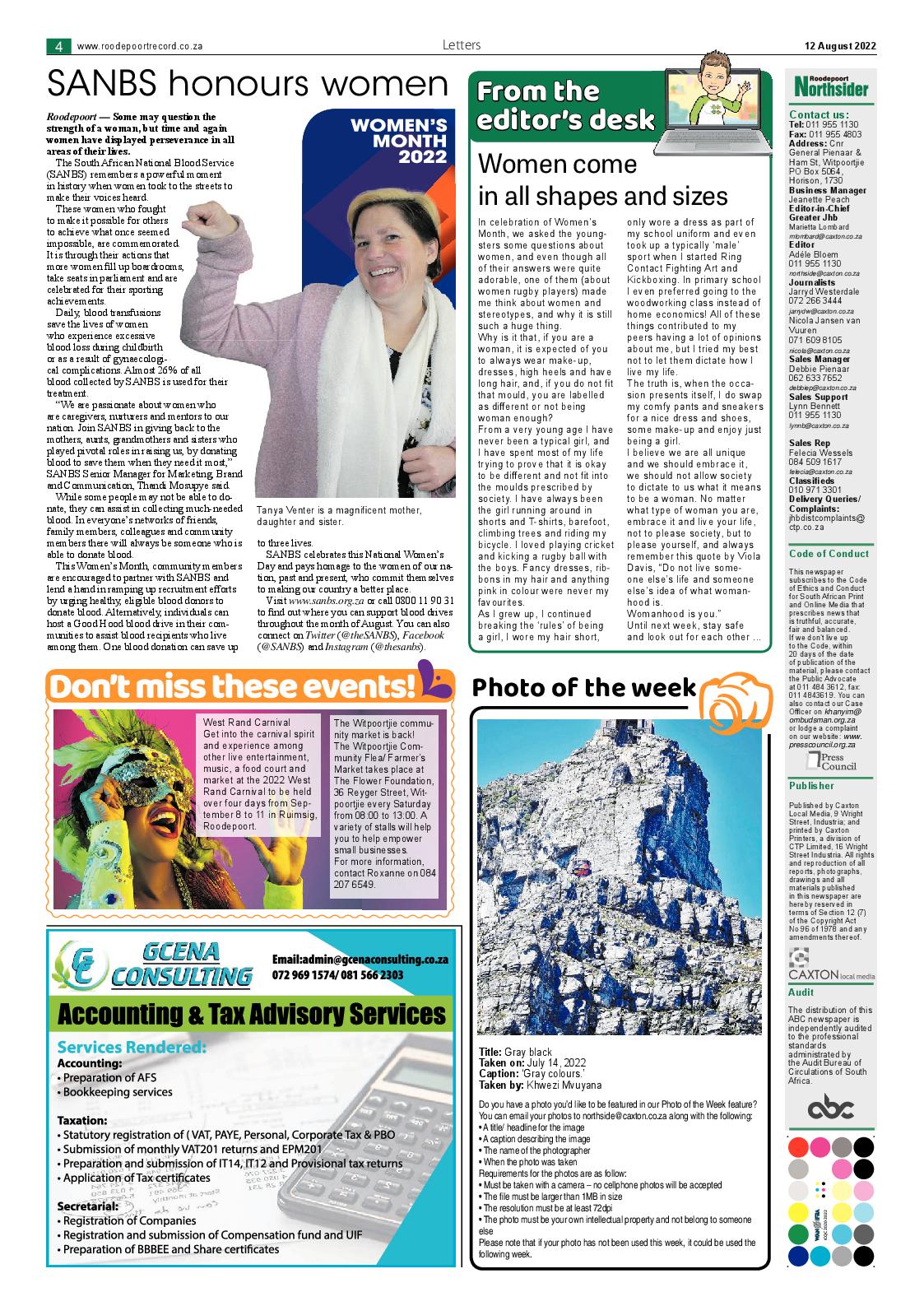 Roodepoort Northsider 12 August 2022 page 4