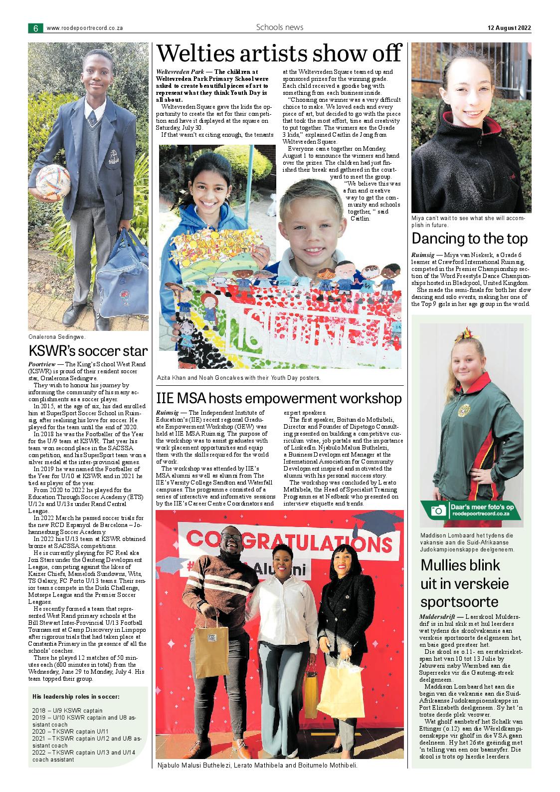Roodepoort Northsider 12 August 2022 page 6