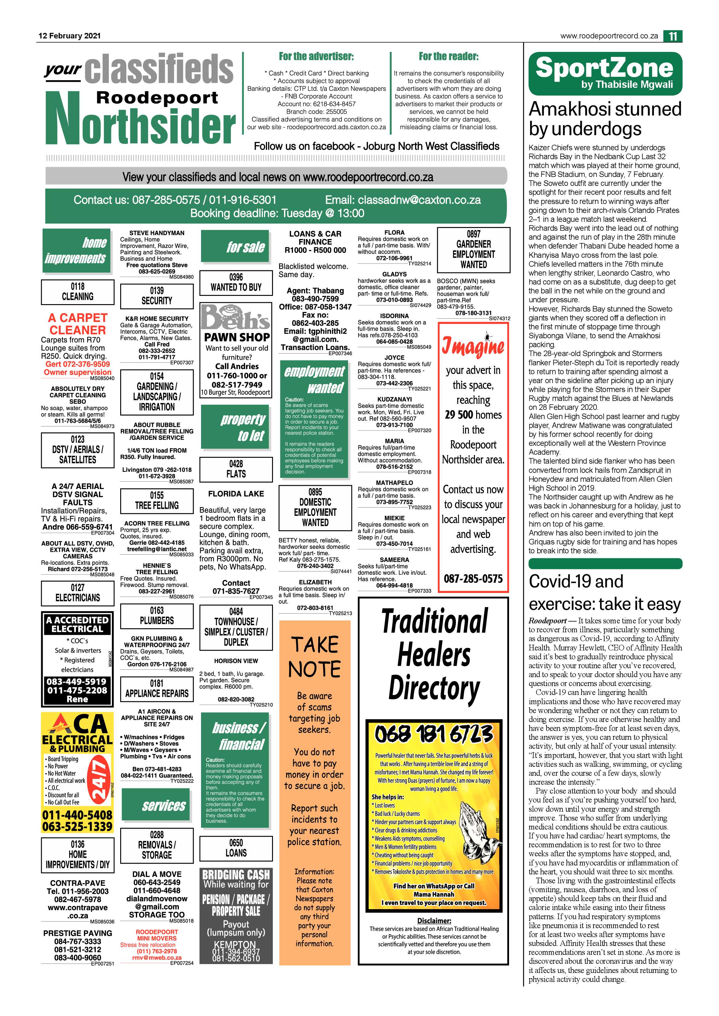 Roodepoort Northsider 12 February 2021 page 11