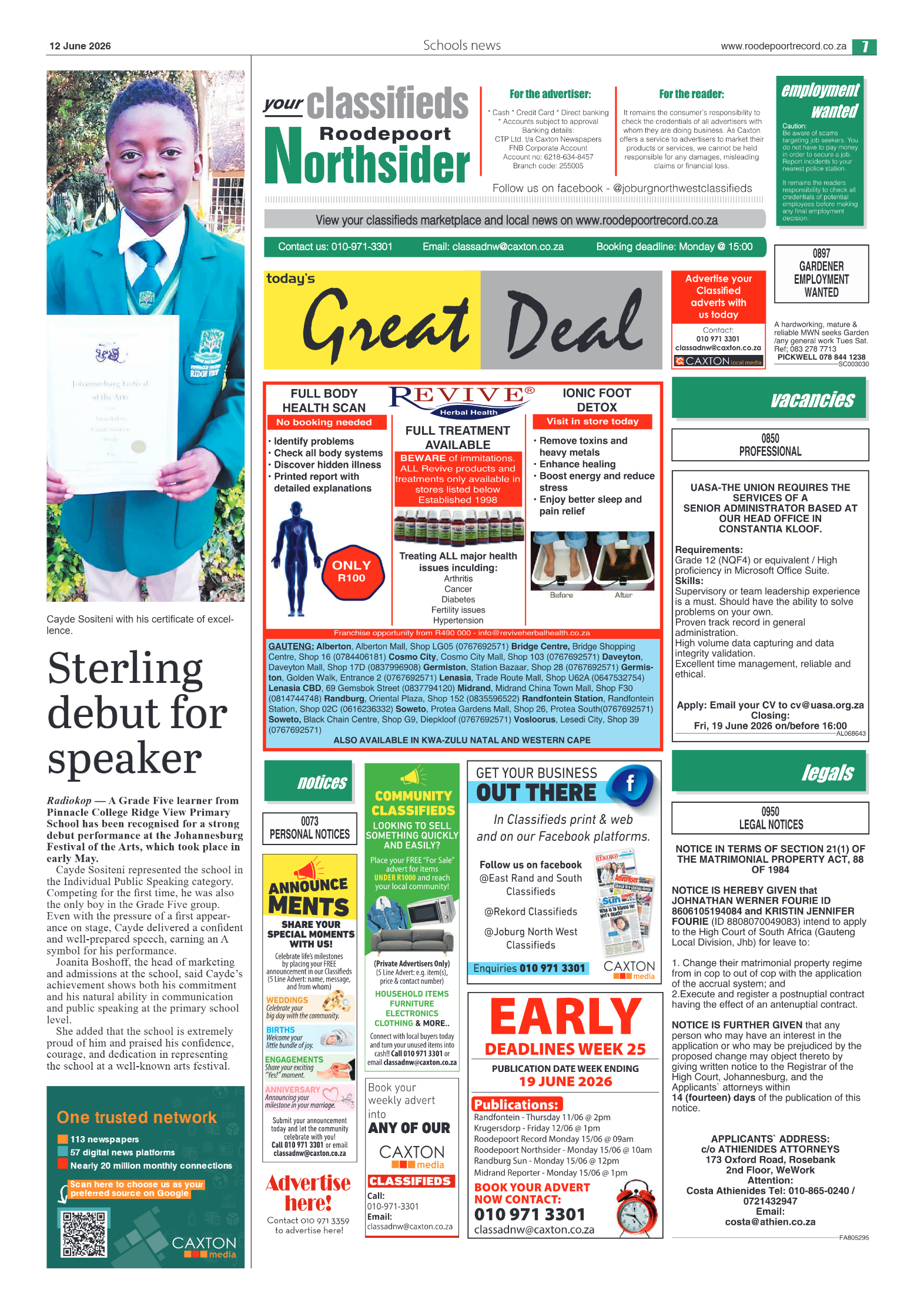 Roodepoort Northsider 12 June 2026 page 9