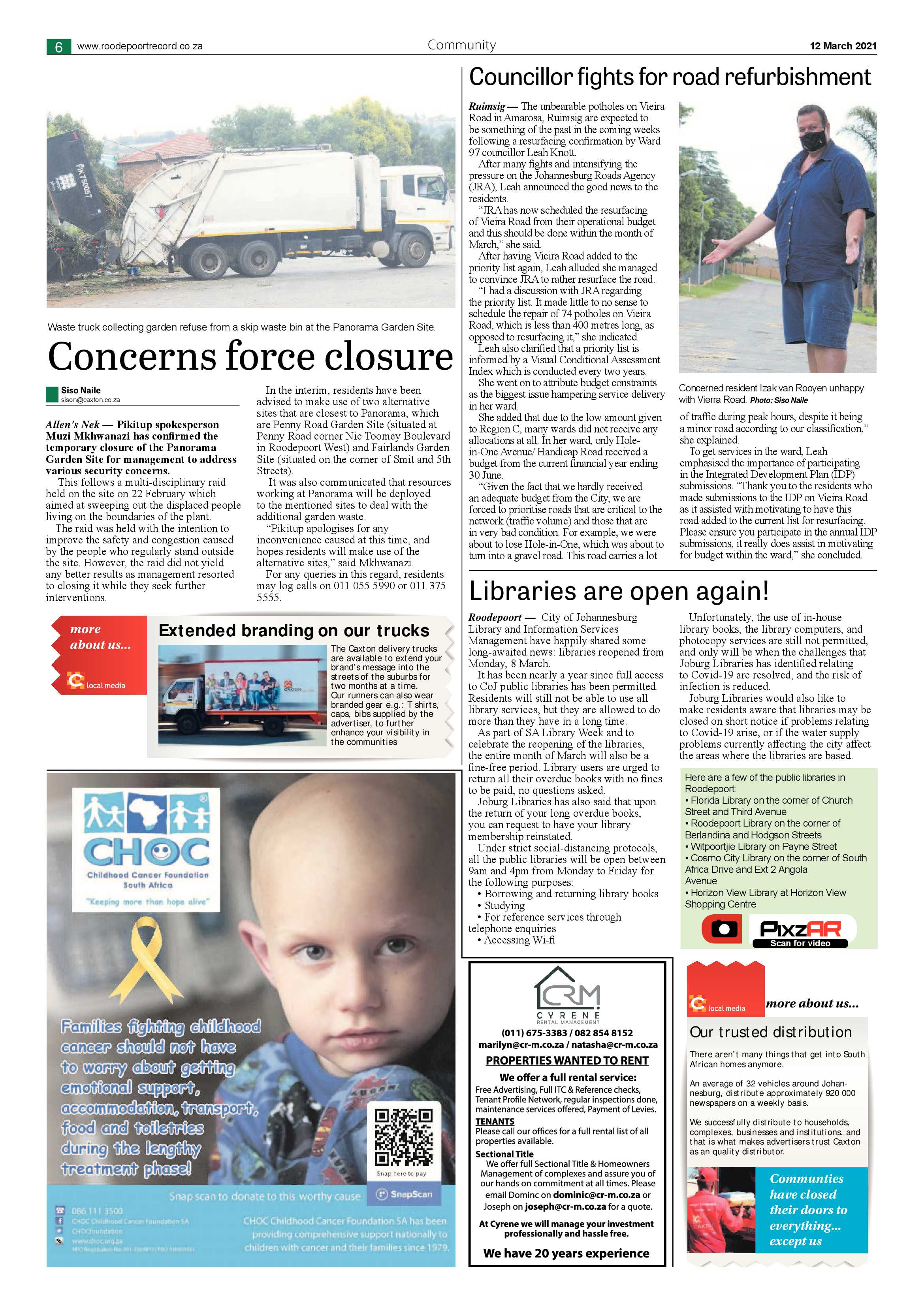 Roodepoort Northsider 12 March 2021 page 6