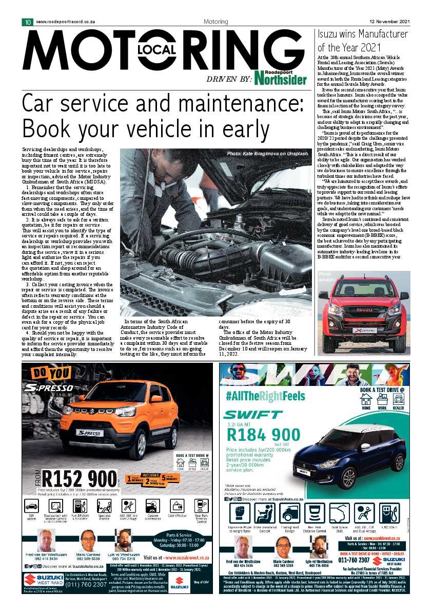Roodepoort Northsider 12 November 2021 page 10