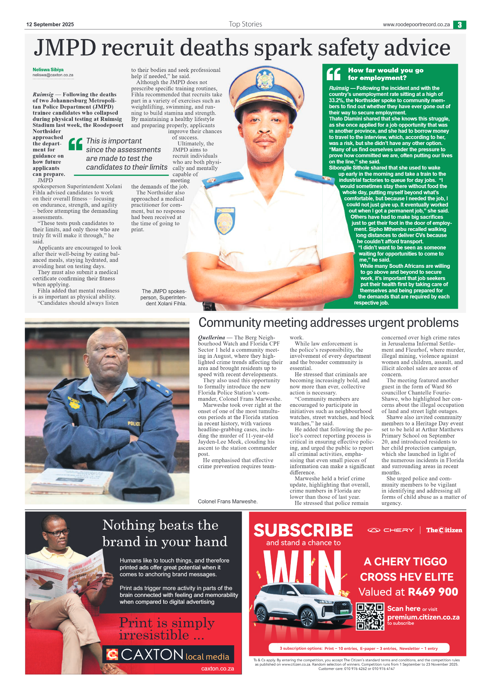 Roodepoort Northsider 12 September 2024 page 3