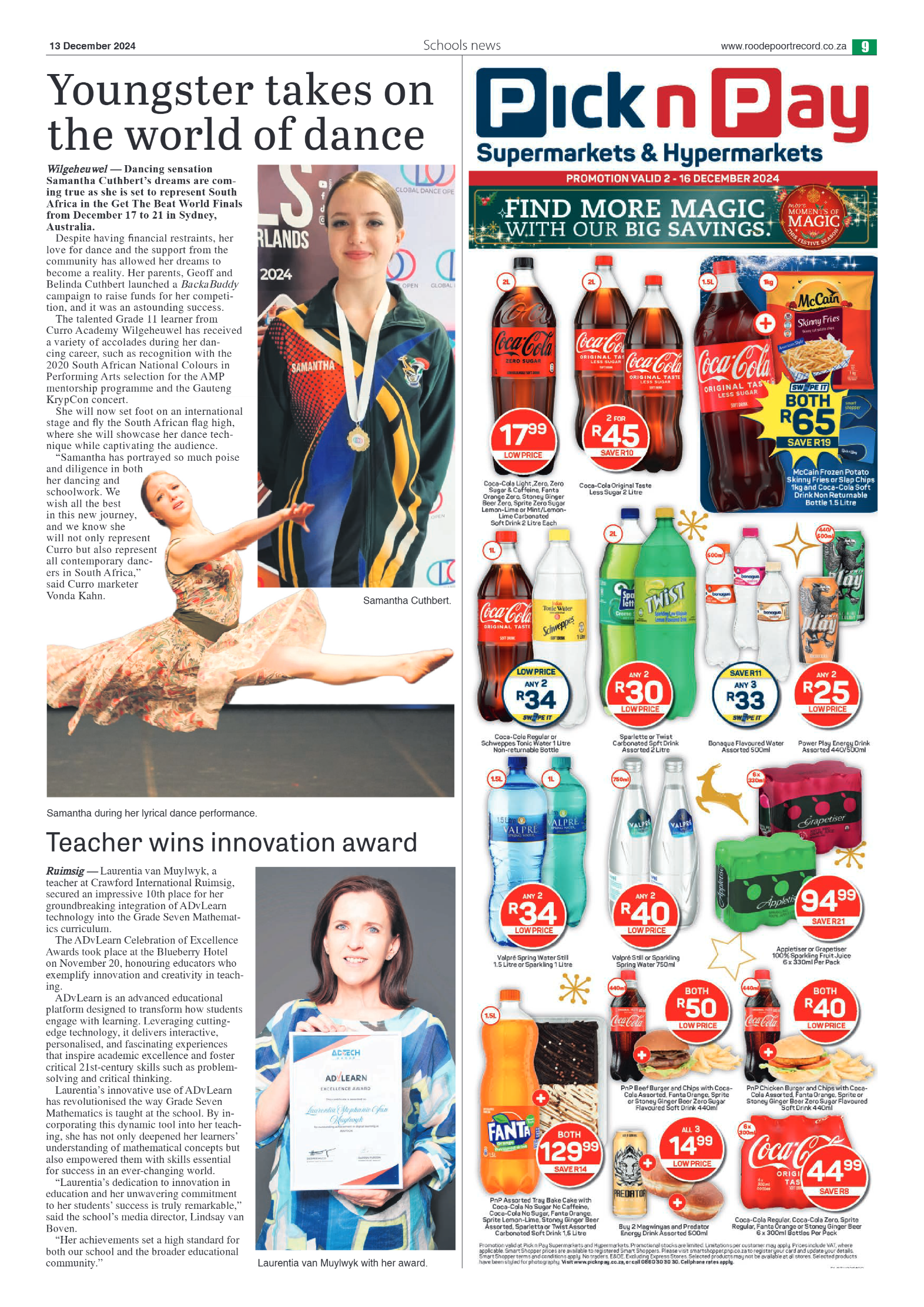 Roodepoort Northsider 13 December 2024 page 9