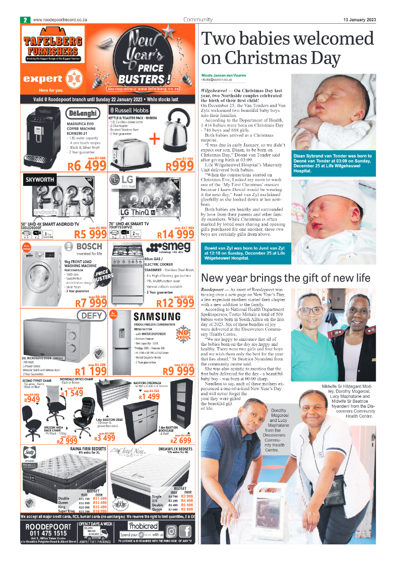 Roodepoort Northsider 13 January 2023 page 2