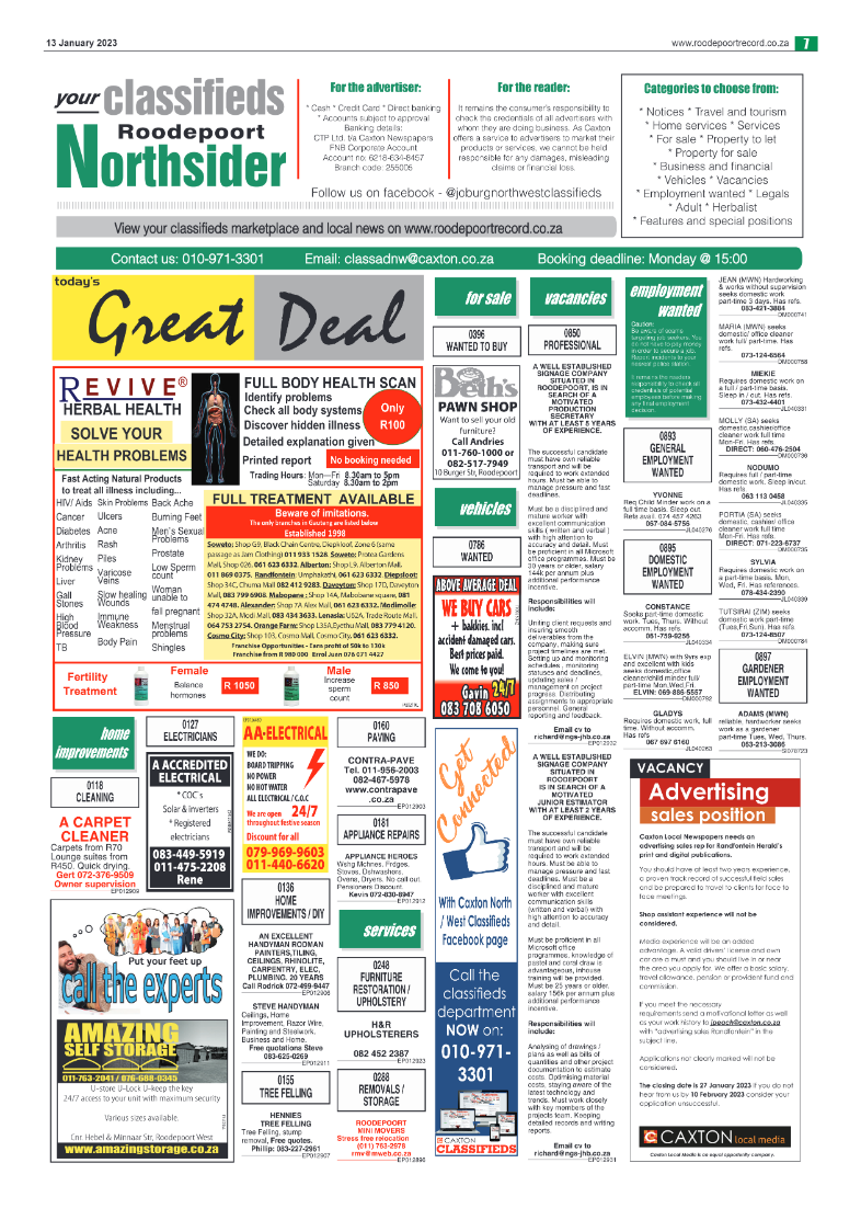 Roodepoort Northsider 13 January 2023 page 7