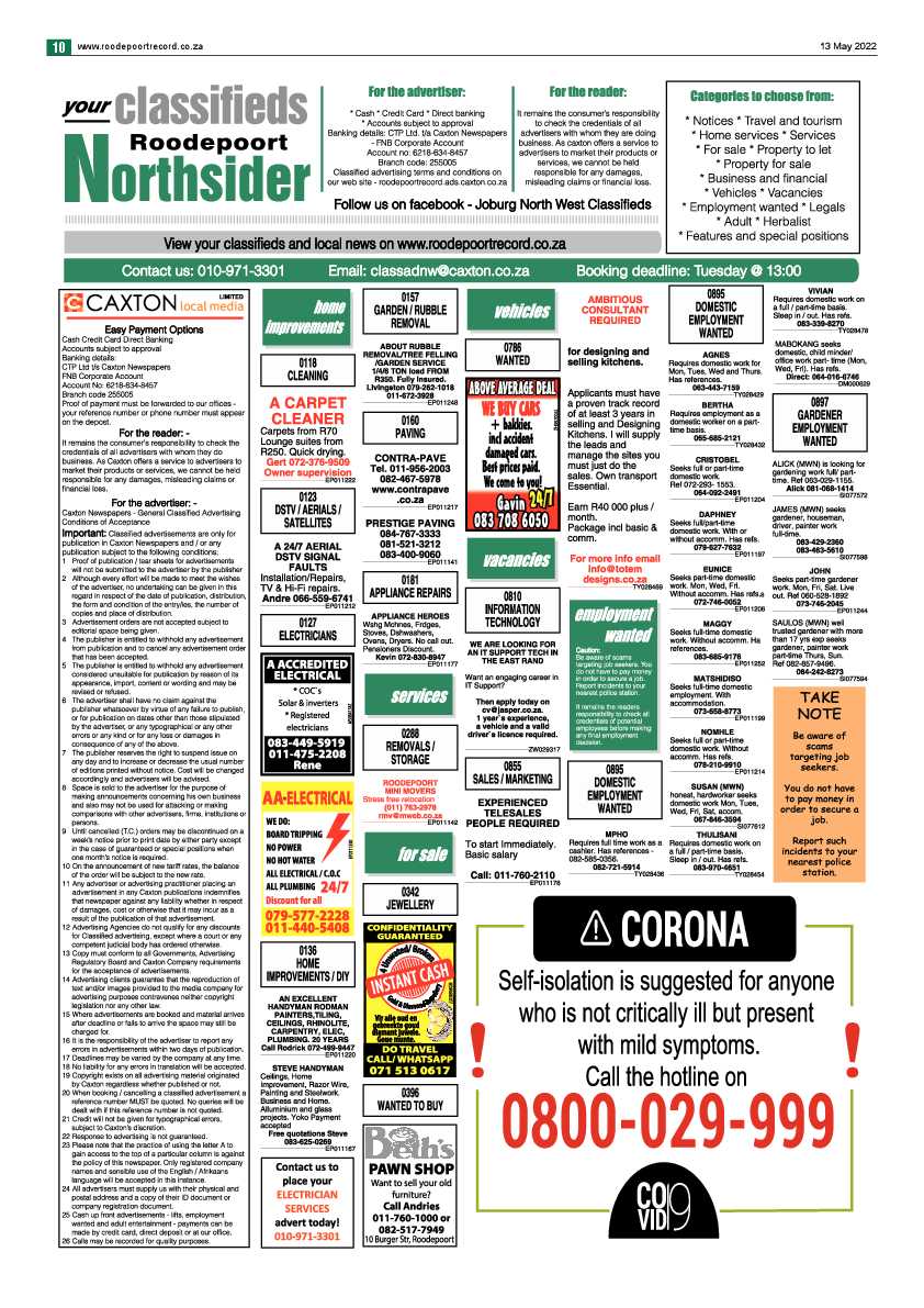 Roodepoort Northsider 13 May 2022 page 10