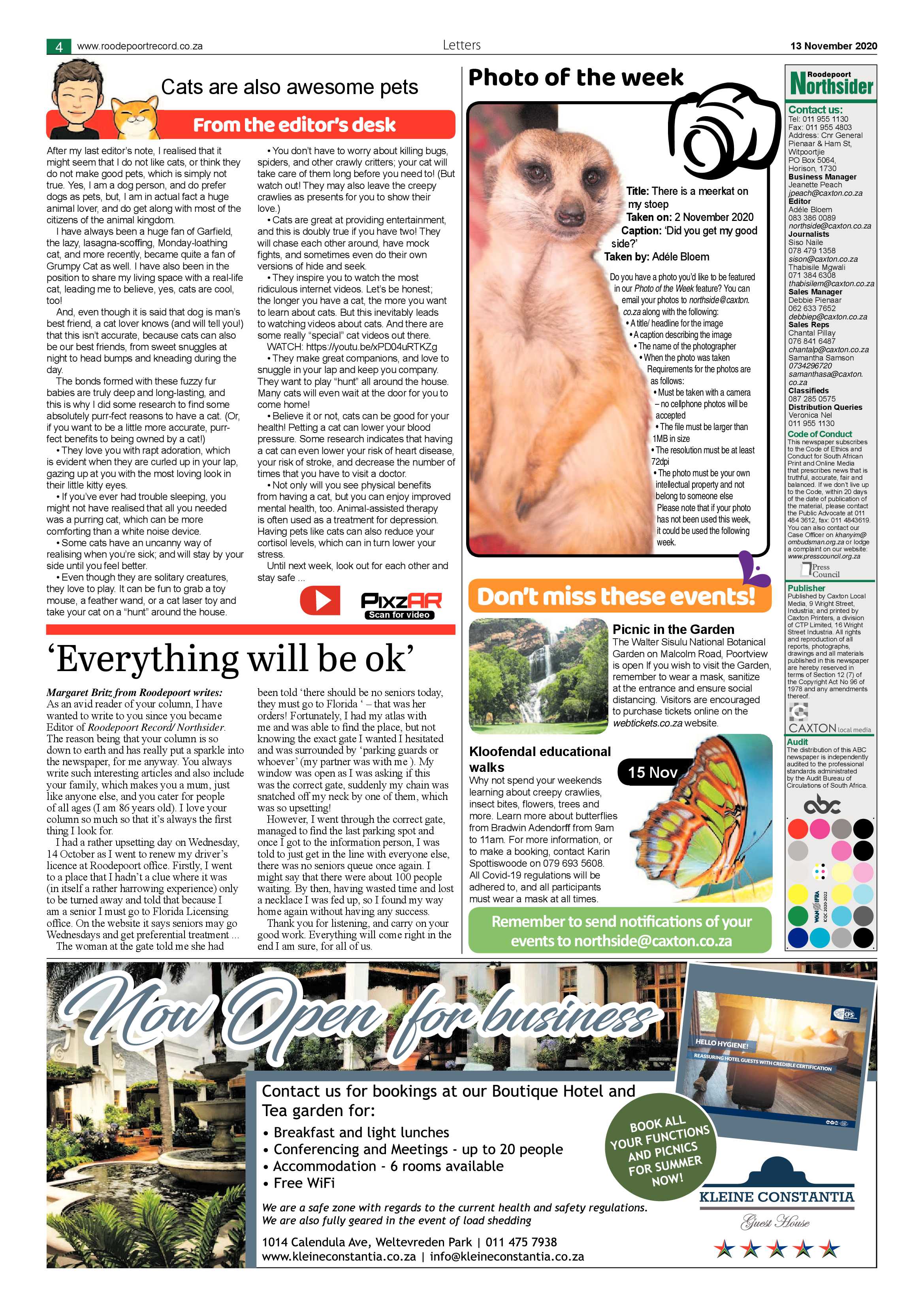 Roodepoort Northsider 13 November 2020 page 4