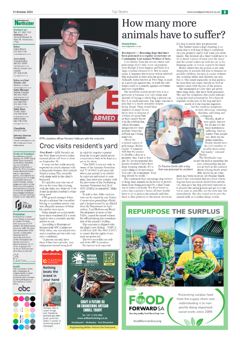 Roodepoort Northsider 13 October 2023 page 3