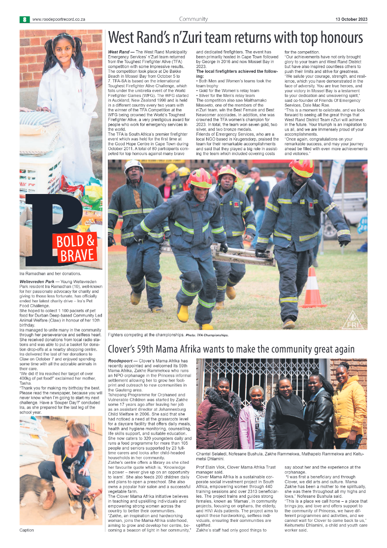 Roodepoort Northsider 13 October 2023 page 8