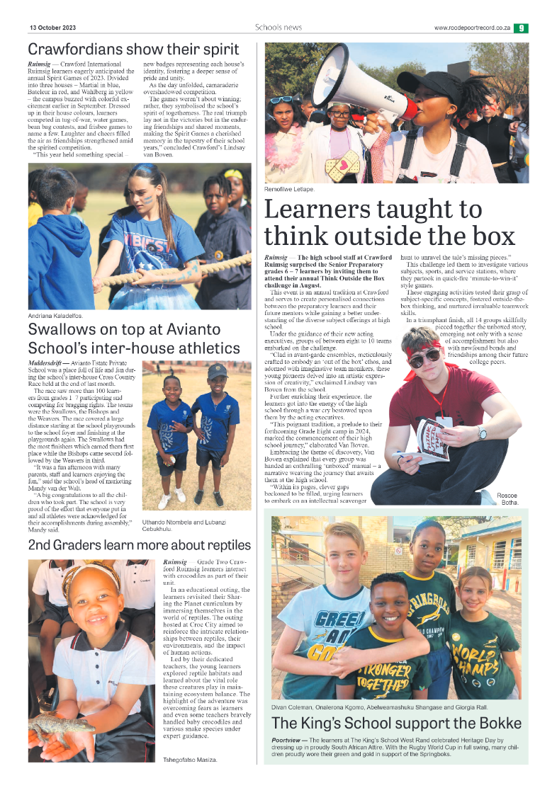 Roodepoort Northsider 13 October 2023 page 9