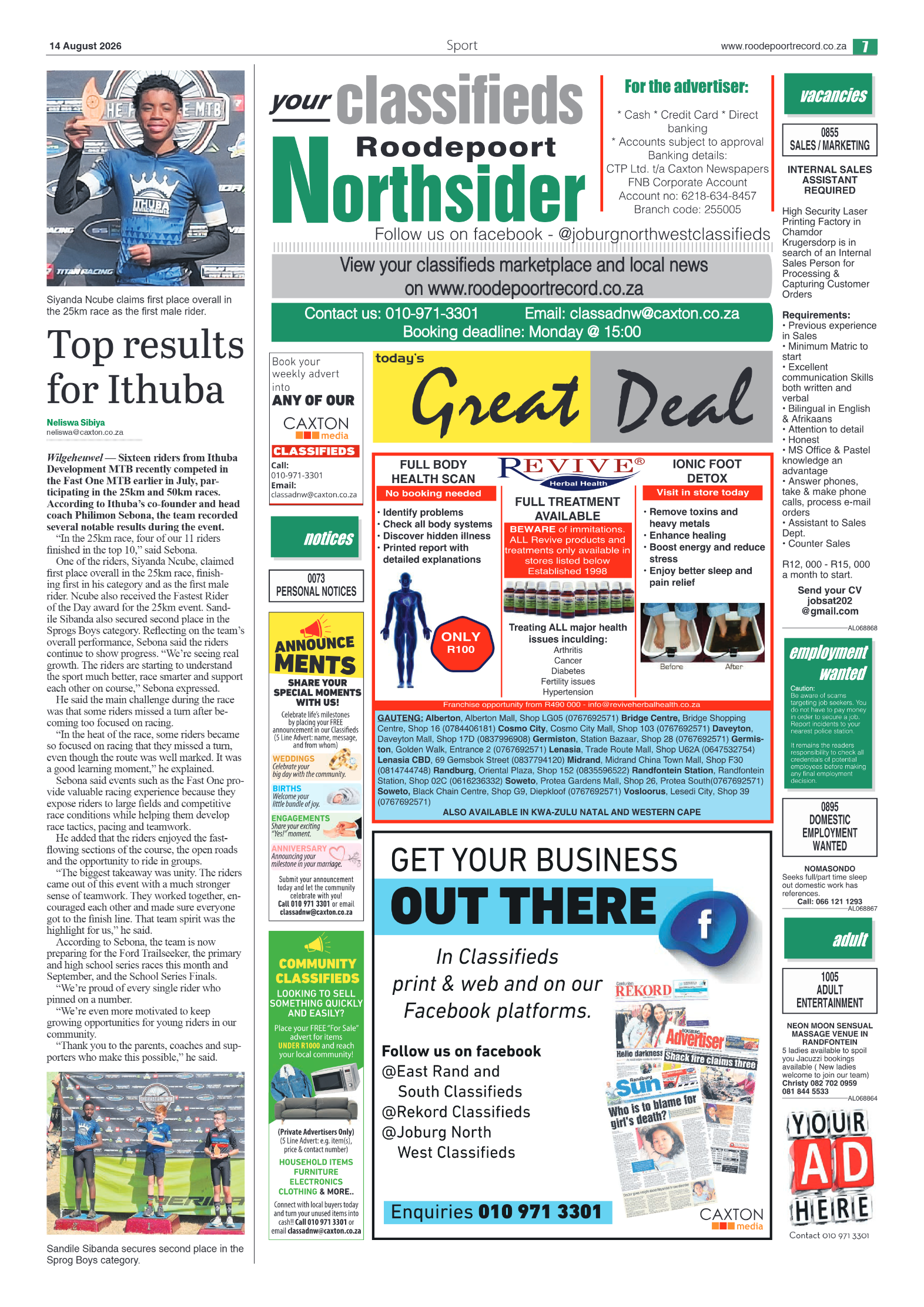 Roodepoort Northsider 14 August 2026 page 7