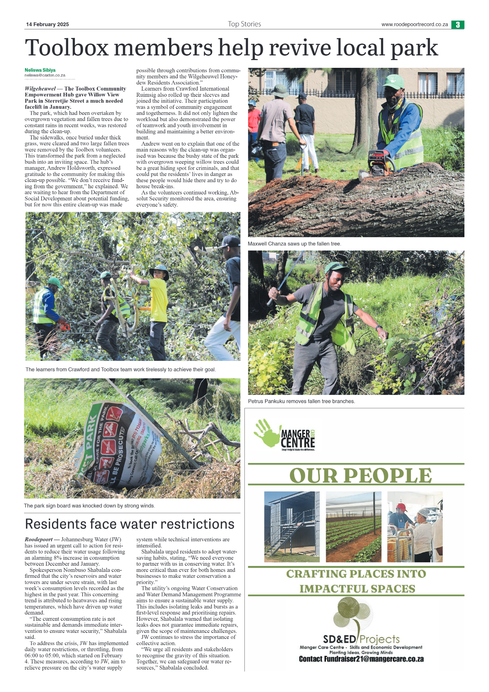 Roodepoort Northsider 14 February 2025 page 3