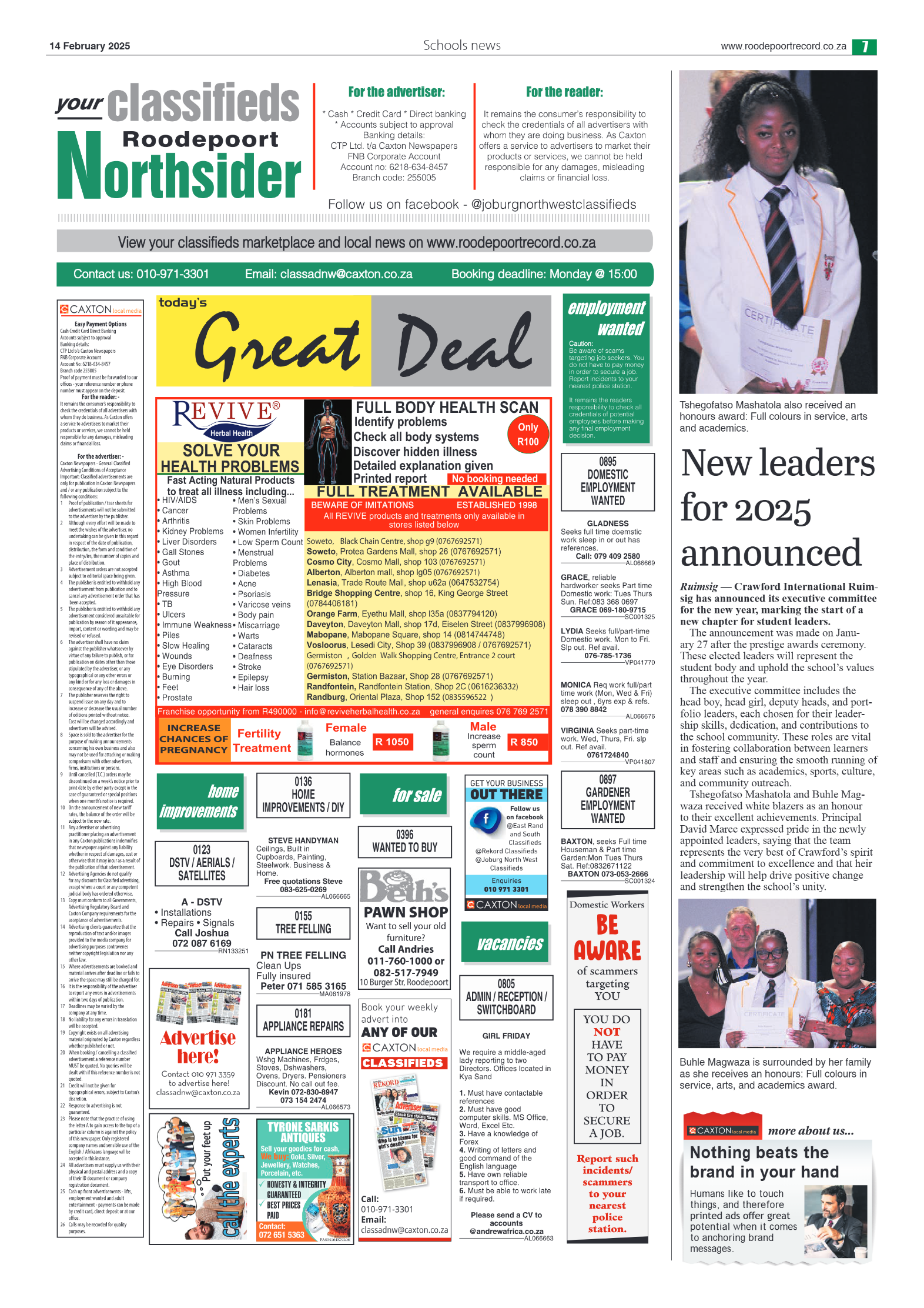 Roodepoort Northsider 14 February 2025 page 7