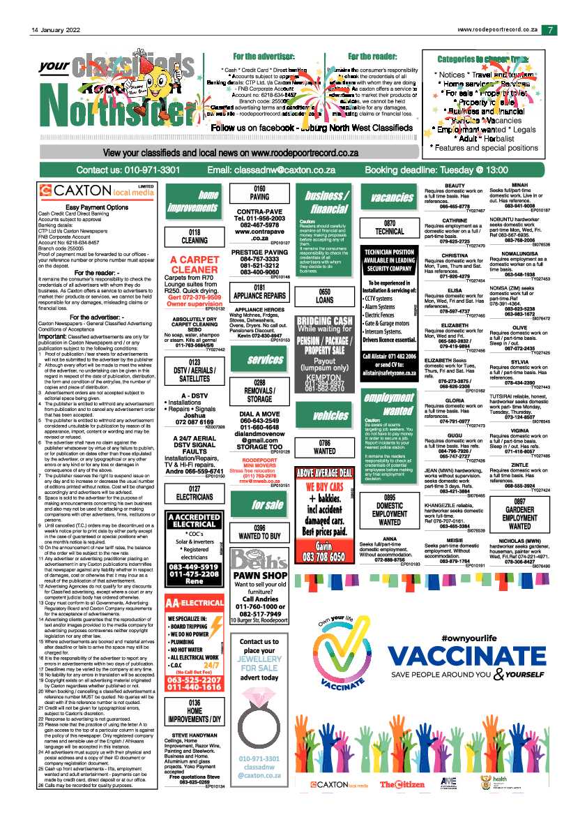 Roodepoort Northsider 14 January 2022 page 7