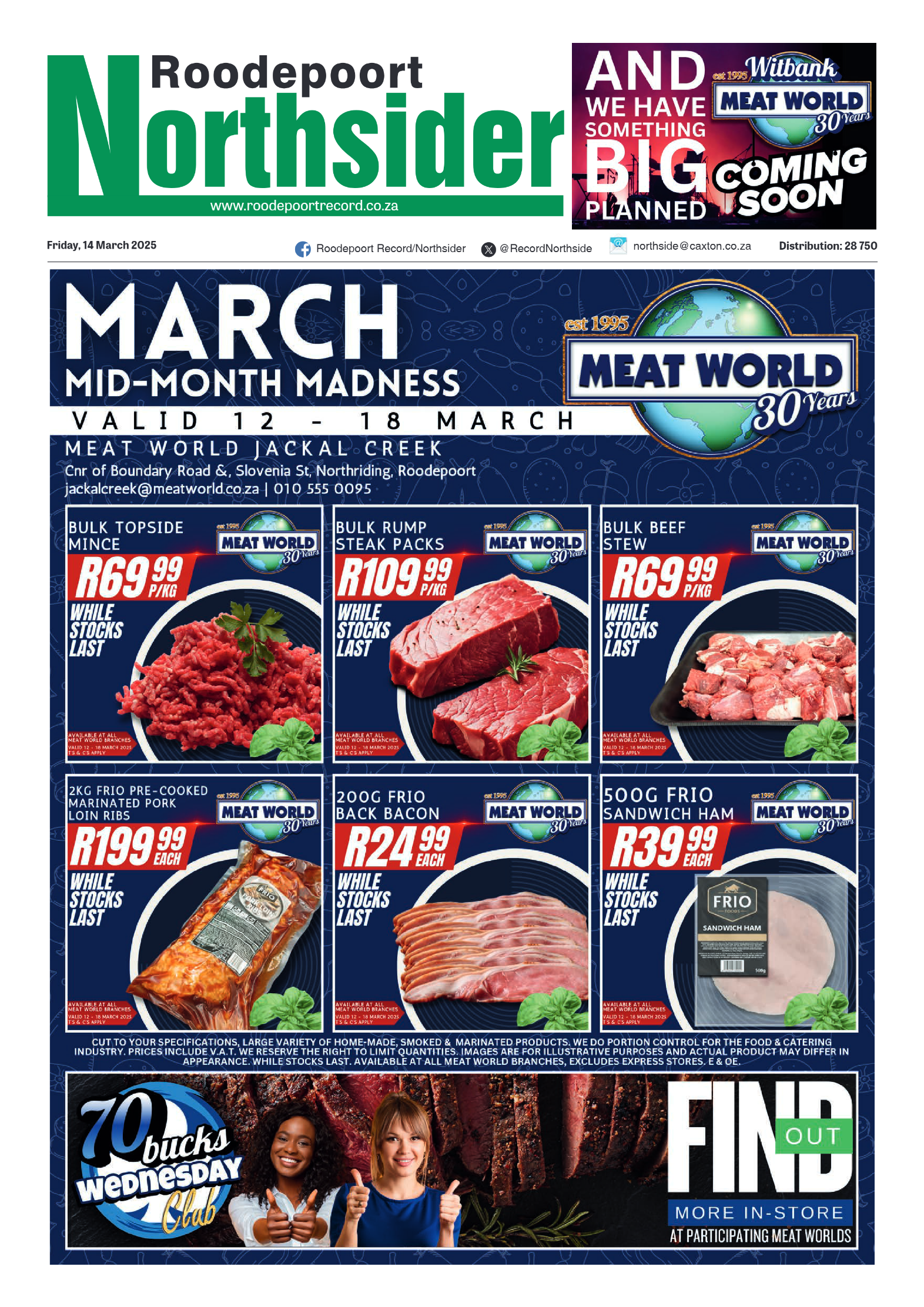 Roodepoort Northsider 14 March 2025 page 1