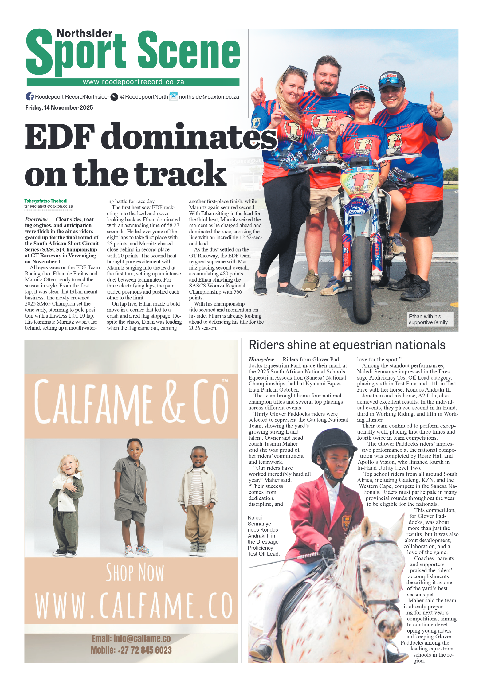 Roodepoort Northsider 14 November 2025 page 10