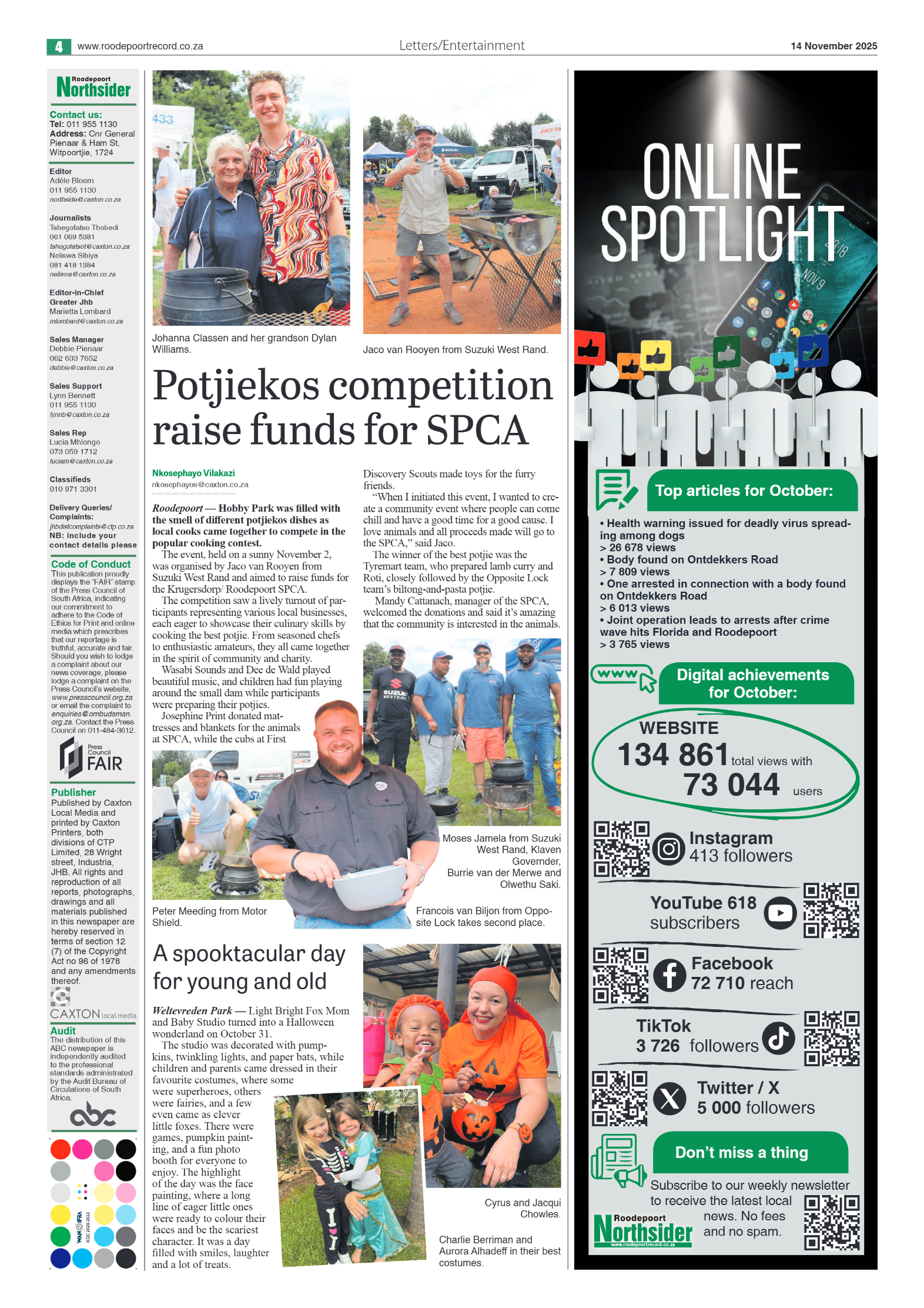 Roodepoort Northsider 14 November 2025 page 6