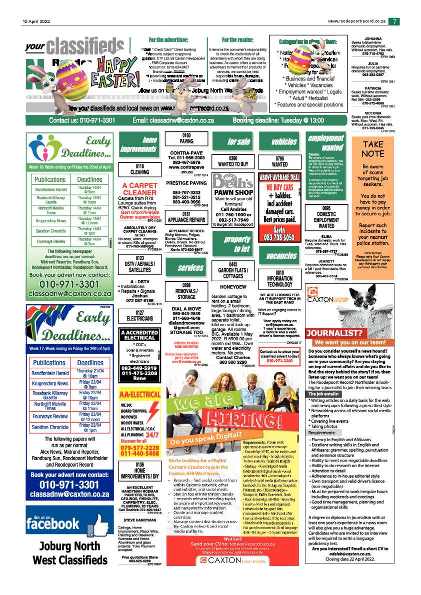 Roodepoort Northsider 15 April 2022 page 7