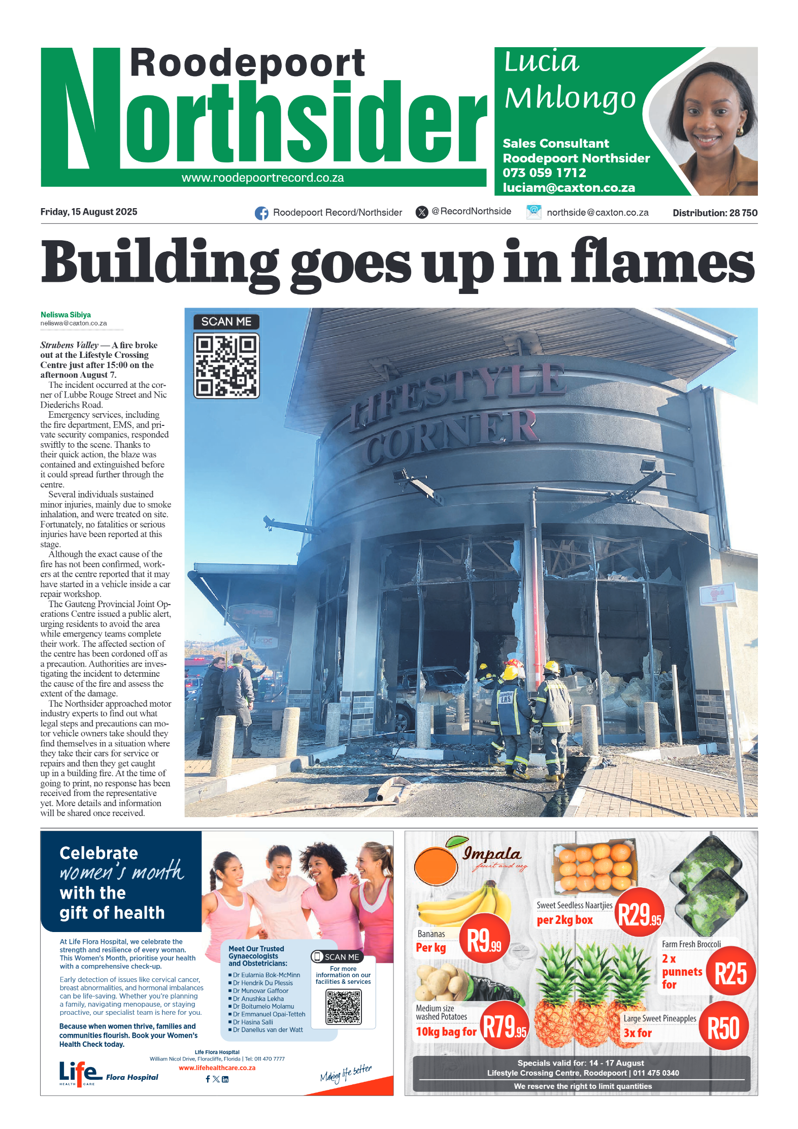 Roodepoort Northsider 15 August 2025 page 3