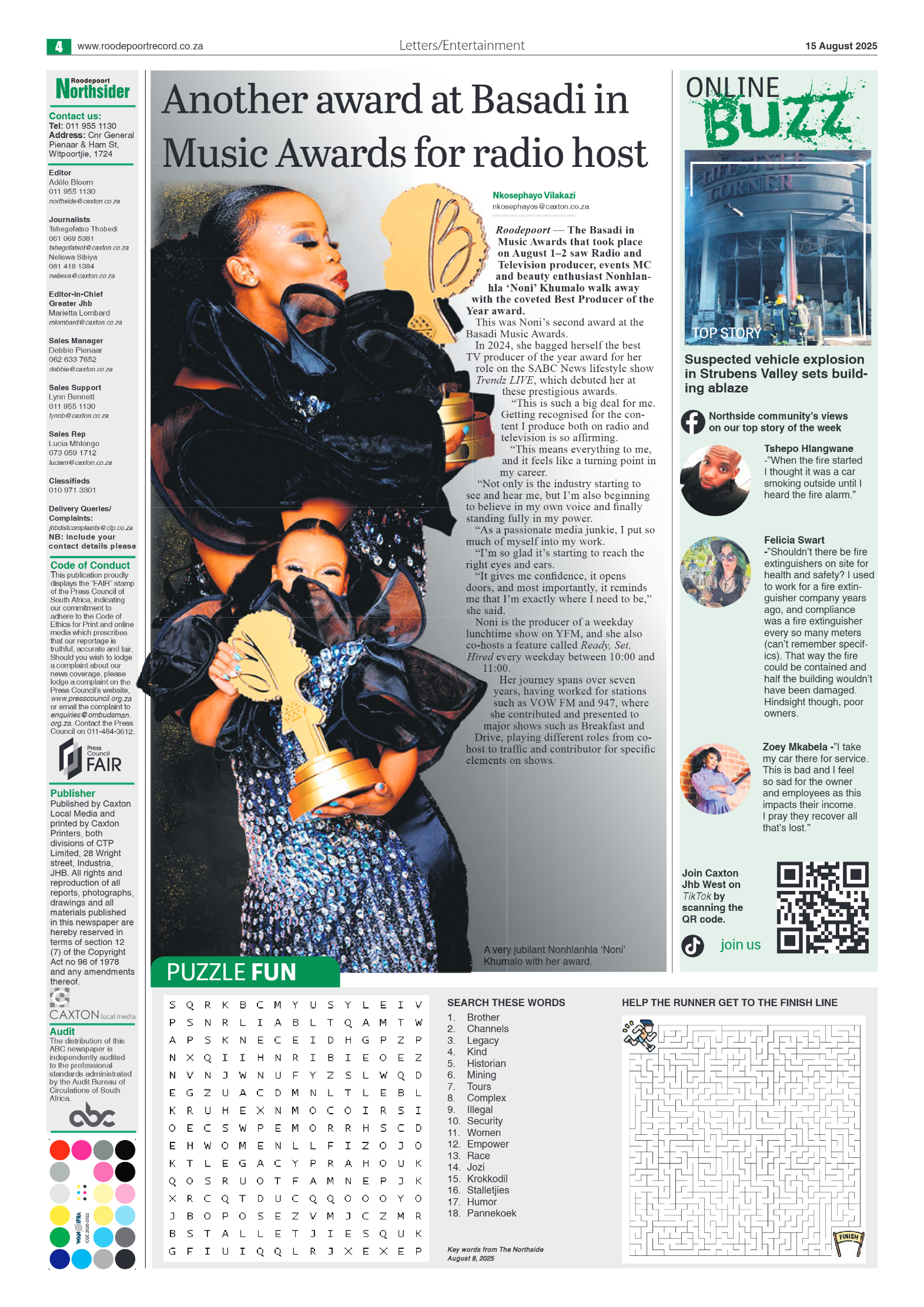 Roodepoort Northsider 15 August 2025 page 6
