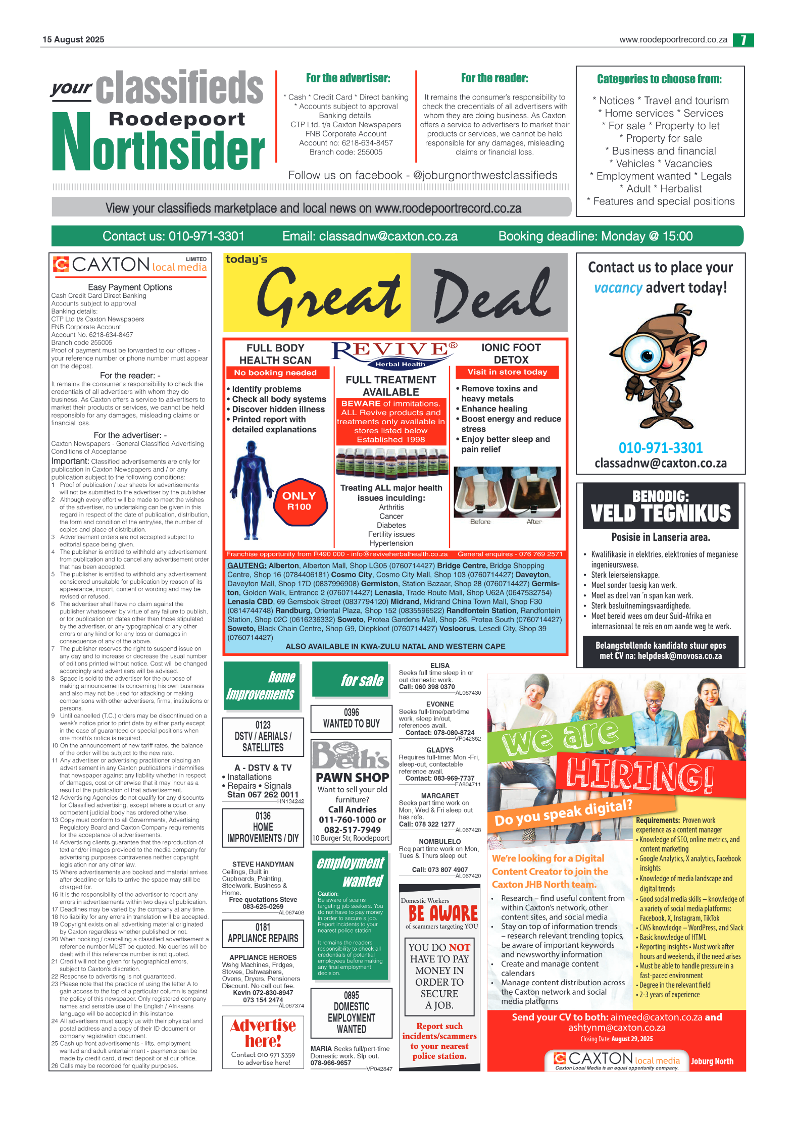 Roodepoort Northsider 15 August 2025 page 9