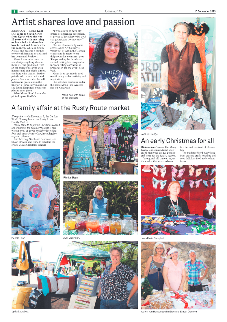 Roodepoort Northsider 15 December 2023 page 8