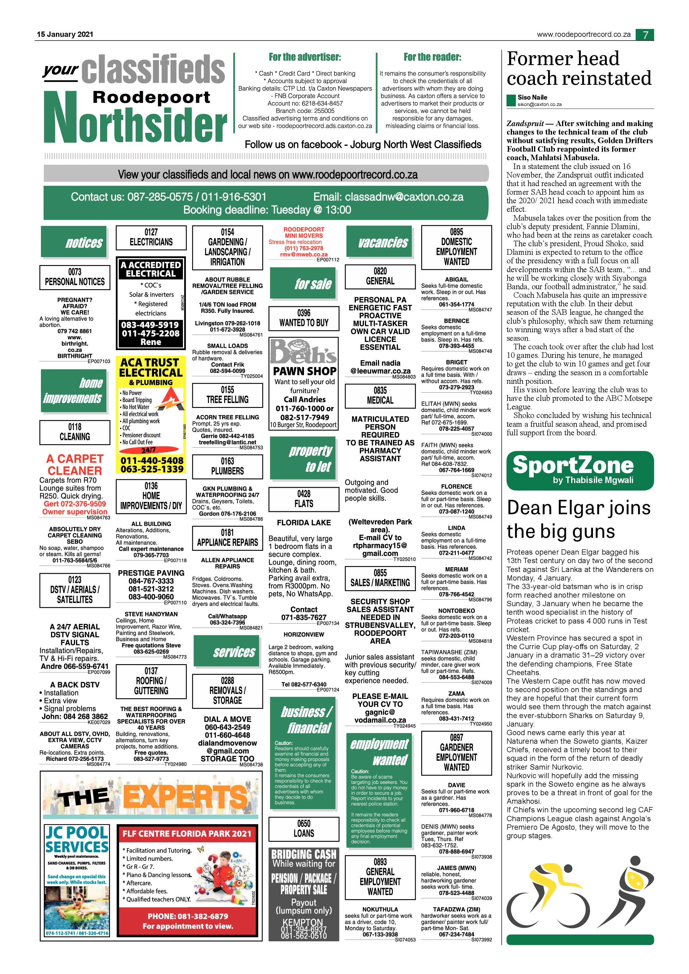 Roodepoort Northsider 15 January 2021 page 7