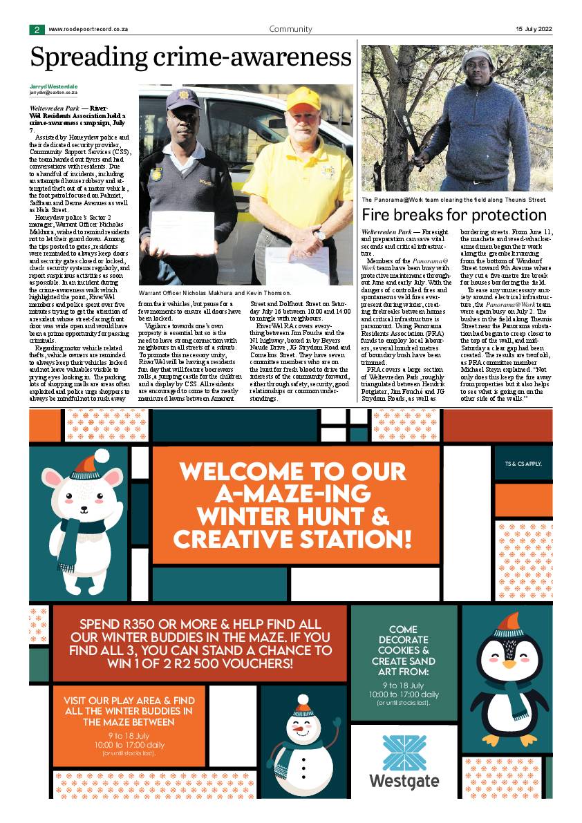 Roodepoort Northsider 15 July 2022 page 2