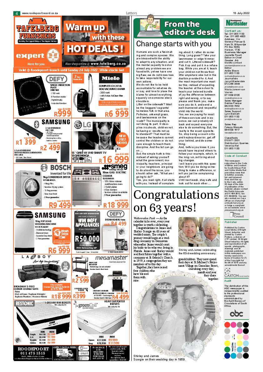 Roodepoort Northsider 15 July 2022 page 4